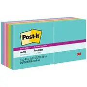 Post-it Super Sticky Notes 76 x 76mm Supernova Neons 12 Pack