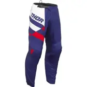 Thor Sector Checker Pants | Navy Blue/Red/White | Sz 34