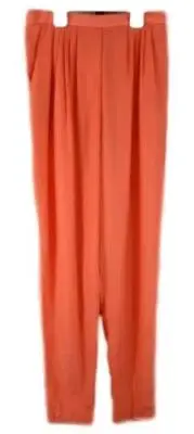 American Apparel Womens Ladies Coral Straight Leg Pants Slacks Size XS NEW