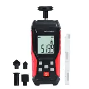 Digital 2-in-1 Tachometer Noncontact Laser Photo Sensor 3~99999RPM and Contac...