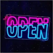 Sign Lamp Open Neon Sign Dimmable LED Light USB Powered For Bar Stores Coffee Shop Restaurant Hotel Window Wall Decoration 40cm×22cm