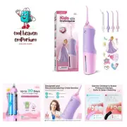 Kids Water Dental Flosser Deep Cleaning Picks, Portable, 4 Modes for Ages 6+ ...