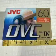 JVC Mini Video Cassette DV Camcorder 90 Minute 60 Tape NEW SEALED MiniDV