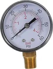 Totority 1 Set Professional Water Pressure Test Gauge for Pools and Aquariums Pressure Sturdy and Lightweight Design for Spa and Water Management