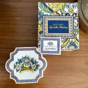 Vintage Elizabeth Arden Blue Grass Roma Al Fresco Dusting Powder 3 oz. Ceramic B