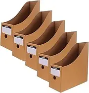 SEWACC 5Pcs Multipurpose Desktop Document Storage Racks Stylish Magazine File Organizers for Office Decor Folder Holders for Tidy Spaces Easy Assembly Practical Use