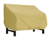 Classic Accessories 58282 Sand Terrazzo Patio Bench/Loveseat Cover Large