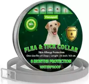 Natural Flea Treatment for Dogs – 8 Months Flea and Tick Collar Dog Protection –