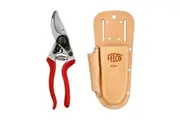 Felco Model 8 secateurs with Leather Plus Holster - Swiss made Pruning shears