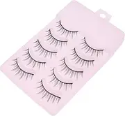 WEKADRIN 5Pairs Eyelashes for Durable False Lashes for Makeup for Daily Wear Parties and Professional Use
