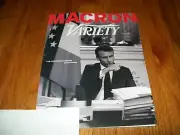 OCTOBER 2024 - VARIETY MAGAZINE-EMMANUEL MACRON COVER-THE 100 BEST HORROR MOVIES