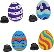 [ULDIGI] Elegant Godness Breastpin Dinosaur Egg Shape Alloy Cartoon Brooch Stylish Accessory for Women Girls Party
