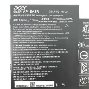 ACER AP15A3R 4芯 原廠電池 Aspire Switch 10 SW3-013 10E SW3-013P