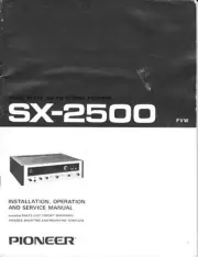 Pioneer SX-2500 Receiver Owners Manual