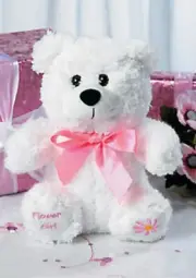 Flower Girl Teddy Bear Plush Flower Girl Bear Wedding Flower Girl Gifts