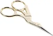 Stainless Steel Vintage Embroidery Scissors Sewing Craft Scissors-Pack Of 1 ( Color : Gold )