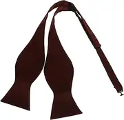 [OATIPHO] Men's Blue Tie Bow Necktie Self Tied Bow Tie Accessory for Formal Events