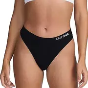 [STEP ONE] Smoothfit Seamless Thong for Women. Ultra-Soft, Breathable Bamboo Moisture Wicking Underwear Women, No VPL, Hypoallergenic, Everyday Comfort Thong