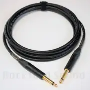 Van Damme XKE Pro Studio Guitar Cable, Straight to Straight Gold Neutrik