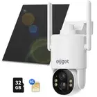 4G LTE Cellular Solar Security Camera Wireless Outdoor 2.5K Surveillance Camera