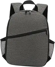 LABRIMP 1pc Camera Backpack for DSLR and Mirrorless Cameras Lightweight and Durable for Outdoor Activities Grey Color for Organizing