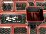 3D Printed Milwaukee Packout 4 Draw Organiser Bins