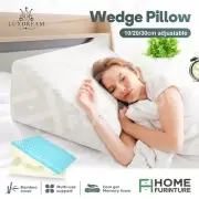 Wedge Body Pillow 10/20/30 Adjustable Back Support Cool Gel Memory Foam Cushion