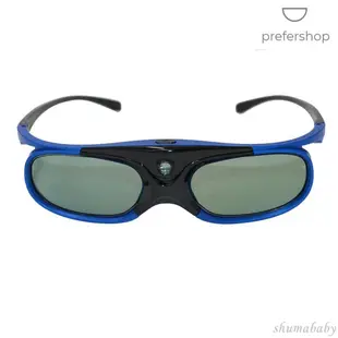 🔥P&S G101 主動快門式3D立體眼鏡DLP投影儀專用3D眼鏡藍色現貨
