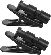 GANAZONO 2pcs Earphone Cord Organizer Clips Rotating Headset Cable Clamp for Secure Fixation Prevents Tangling and Loss for Sports and Outdoor Activities