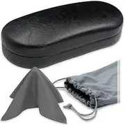 [MyEyeglassCase] Large Hard Shell Eyeglass Case Large Sunglasses Case W/Cloth