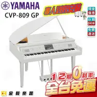 在飛比找Yahoo!奇摩拍賣優惠-【金聲樂器】YAMAHA CVP-809GP 旗艦級數位鋼琴