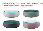 New Amazon Echo Dot (3rd Gen) Smart Speaker with Alexa Charcoal Sandstone Grey