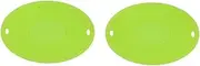 ARTIBETTER 2pcs Thermal Pot Protectors Heat Resistant Silicone Trivets for Kitchen Countertop Large Oval Bowl Hot Pads Countertop Accessories