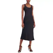 Anne Klein Womens Bias-Cut Sleeveless Tank Midi Dress BHFO 0480