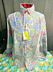 Robert Graham LIMITED EDITION MAXIMO Floral Multicolor Casual Shirt - L - NWT