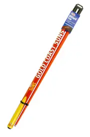 Gold Coast Suns AFL Cue 2 Piece Ash Shaft 10MM Elkmaster Tip