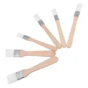 6 Pc Barbecue Brush Touchup Paint Brush Sash Paint Brush Flat Paint Brush