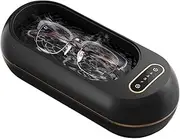 [Generic] Ultrasonic Cleaning Machine, Ultrasonic Jewelry Cleaner, Compact Cleaning Device, Black For Dentures Rings Watch Strap Earrings Home