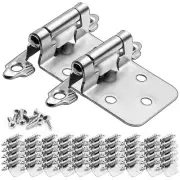 1/2" Overlay Self Closing Cabinet Hinges Semi Concealed Hinges for Kitchen Ca...