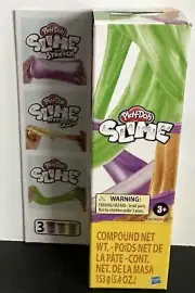 Play-doh slime 6 colors Variety Pack Hydro Glitz Super Stretch Regular Slime