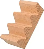 Zerodeko Tortilla Rack Food Tray Restaurant Sushi Holder Restaurant Sushi Tray Reusable Sushi Plate Sushi Taco Holder Sushi Supplies Taco Serving Tray Sushi Display Rack Wood Light Brown