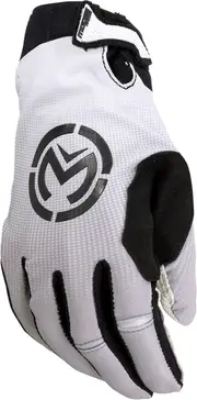 [Moose Offroad] Moose Racing SX1, gloves , color: White/Black , size: M