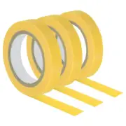 3Pcs 32.8Ft Tennis Racket Badminton Racquet Grip Finishing Tapes, Yellow