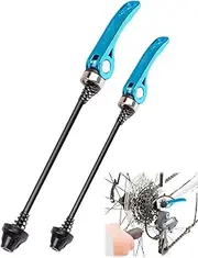 TPZORJX 2pcs Bicycle Quick Release Bicycle Front and Rear Wheel Quick Release Bicycle Axle Set Bicycle Quick Release MTB Quick Release for Road Bike Mountain Bike