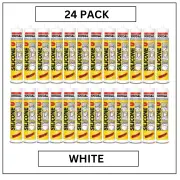Soudal Silicone U White 280ml - High-Performance Silicone Sealant (Box of 24)