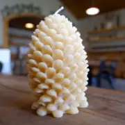 Beeswax Pinecone Candle - Multiple Sizes & Colors