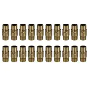 Leather Cord End Clasp, 20Pcs 6mm Hole Clasps Jewelry Making, Bronze