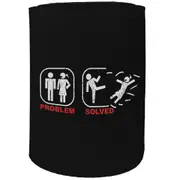 Alcohol Sailing Stubby Holder - Problem Solved Kick - Funny Novelty Birthday Gift Joke Beer Can Bottle