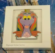 Disney Epcot Figment Fan Artist Concu Par Mini Jumbo Pin LE 2500 New In Hand