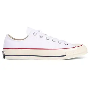 【CONVERSE】休閒鞋 男鞋 女鞋 帆布鞋 運動 低筒 CHUCK 70 OX WHITE/GARNET/EGRET 白 162065C